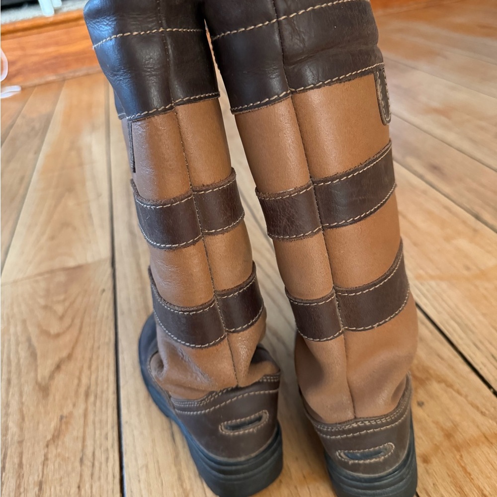 Stylish Brown and Tan Kids Boots